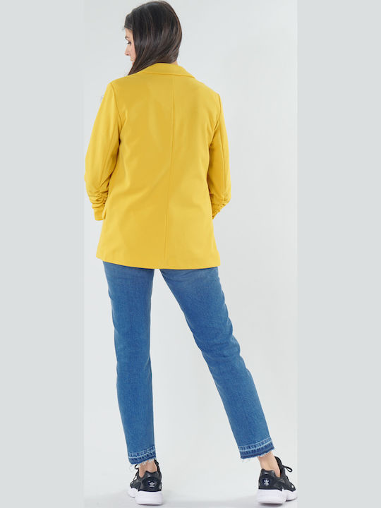 Only Женски Сако Misted Yellow