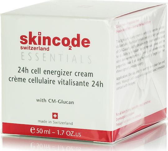Skincode Essentials 24h Care Light 24ωρη Ενυδατική Κρέμα Προσώπου 50ml