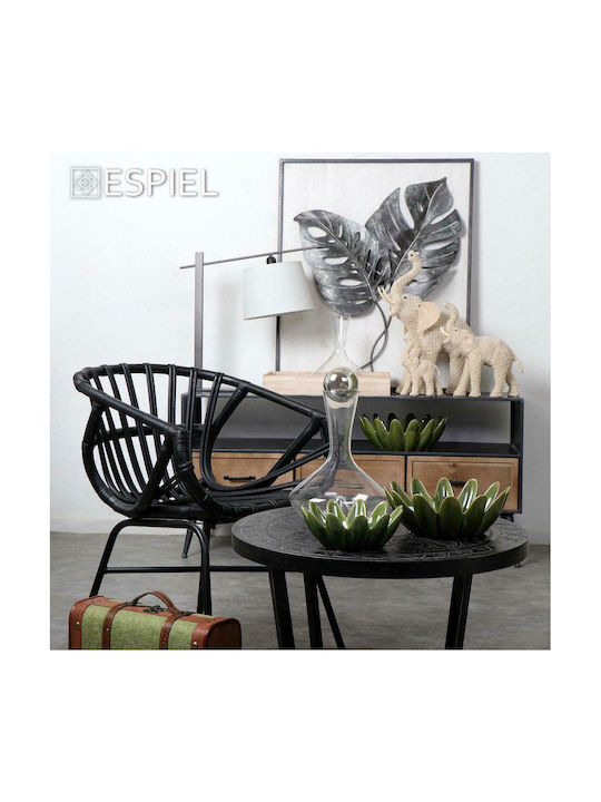 Espiel Decorative Bowl Green 25.2x25.2x9.5cm