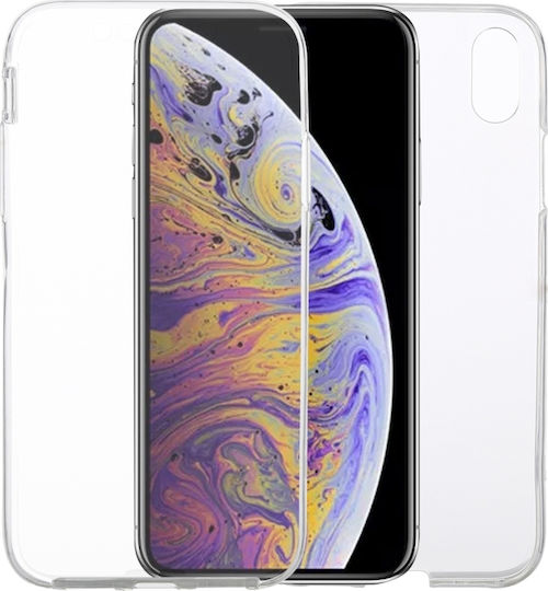 Forcell FRONT BACK 360 Full Cover Silicone 0.3mm Transparent (iPhone XS Max)