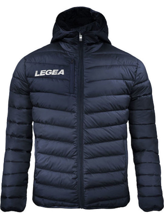 G022 Зимно Мъжко Яке Puffer Синьо