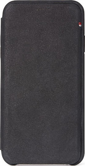 Decoded Leather Slim Brieftasche Synthetisches Leder Schwarz (iPhone XS Max)