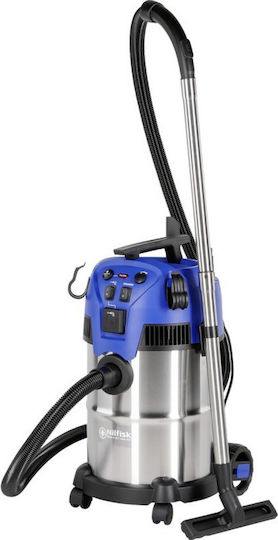 Nilfisk 30 Vacuum Wet / Dry 1400W with Plastic Bin 30lt