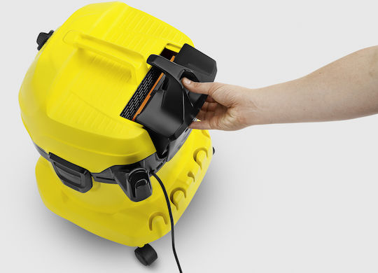 Karcher WD 4 Σκούπα Υγρών / Στερεών 1000W με Πλαστικό Κάδο 20lt