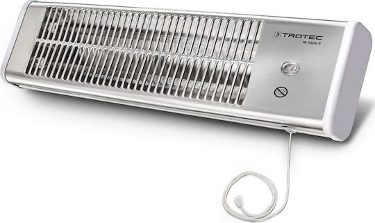 Trotec IR 1200 S Quartz Wall-Mounted Heater for Bathrooms 1200W