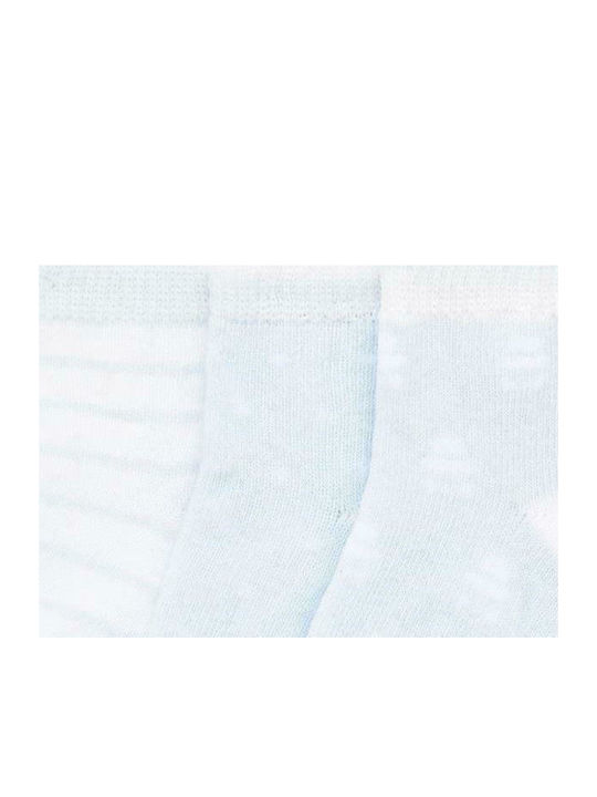 Mayoral Boys 3 Pack Ankle Socks Light Blue