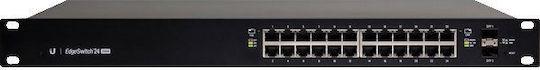 Ubiquiti EdgeSwitch 24 250W Managed L2 / L3 PoE+ Switch with 24 Gigabit (1Gbps) Ethernet Ports and 2 SFP Ports