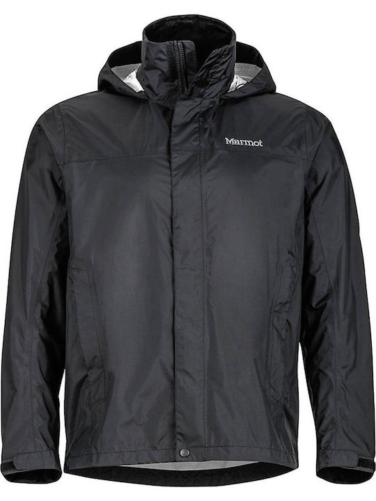 Precip Geci Barbat Χειманică Waterproof și cu Protecție Împotriva Vântului Black