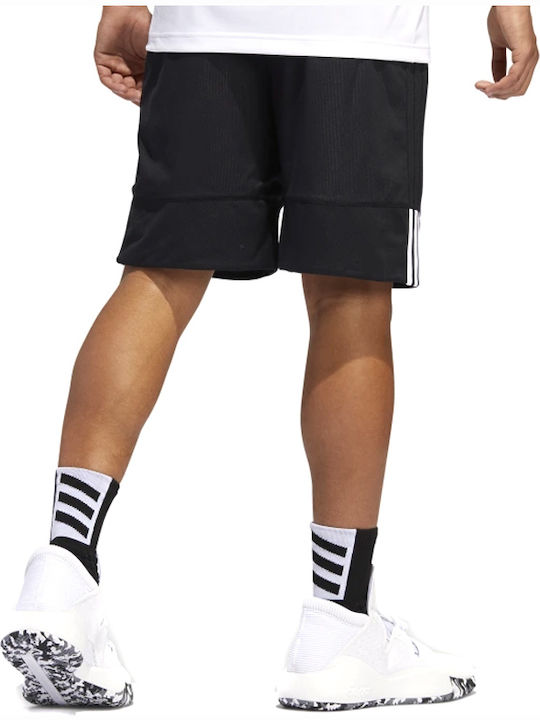 Adidas 3G Spee Reversible Αθλητική Ανδρική Βερμούδα Μαύρη