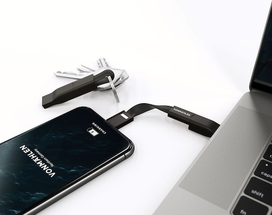 Vonmählen Конвертор USB-C мъжки към Мълния / USB-C / микро USB мъжки 1бр (R020P0000)