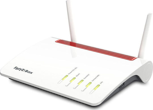 AVM FRITZ!Box 6890 LTE VDSL2 Wireless 4G Wi-Fi 4 cu 4 Porturi Gigabit Ethernet