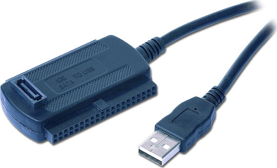 Gembird GM-AUSI01 USB 2.0 to IDE/SATA (AUSI01) Μαύρο