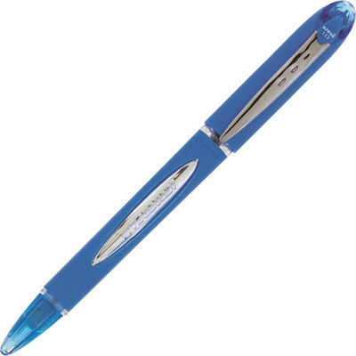 Uni-Ball Jetstream SX-210 Pen Ballpoint 1mm with Blue Ink Blue Light