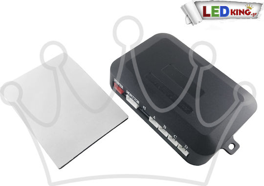 GloboStar Car Parking System with Screen and 4 Sensors in Black Color
