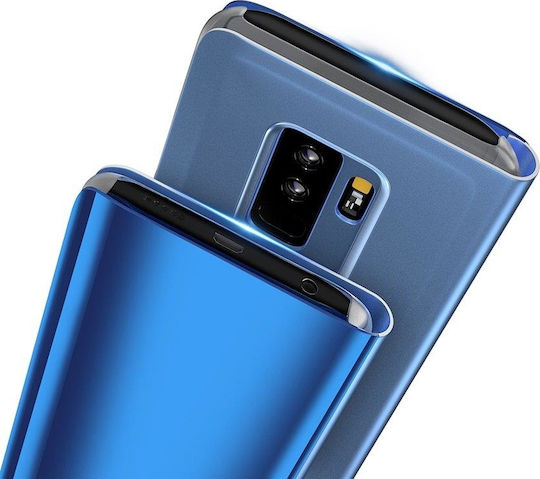 Hurtel Clear View Book Πλαστικό Μπλε (Galaxy J6)