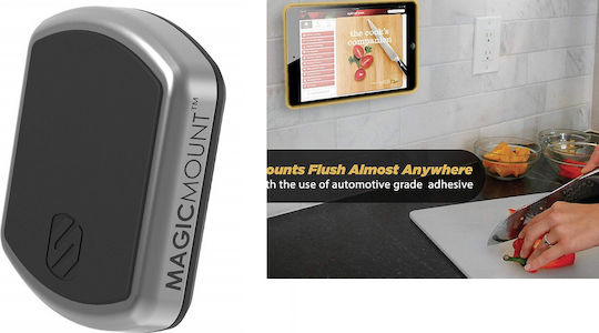 Scosche MagicMount Pro XL Surface Auto Handy- & Tablet-Halterung mit Magnet Silber