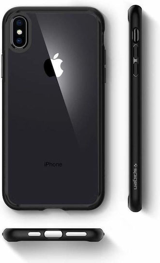 Spigen Ultra Hybrid Back Cover Πλαστικό Μαύρο (iPhone X / Xs)