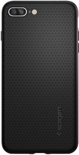 Spigen Liquid Air Armor Back Cover Σιλικόνης Μαύρο (iPhone 8 Plus / 7 Plus)