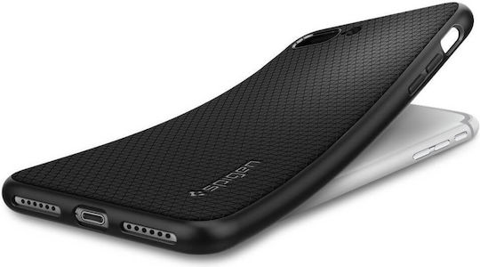 Spigen Liquid Air Armor Back Cover Σιλικόνης Μαύρο (iPhone 8 Plus / 7 Plus)