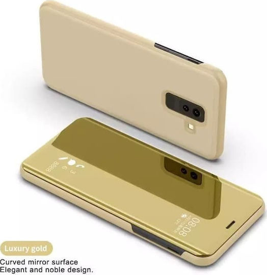 View Standing Cover Book Plastic Gold (Pocophone F1)