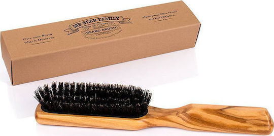 Mr Bear Family Wooden Beard Brush