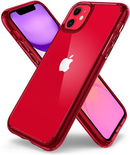 Spigen Ultra Hybrid Back Cover Πλαστικό 2mm Κόκκινο (iPhone 11)