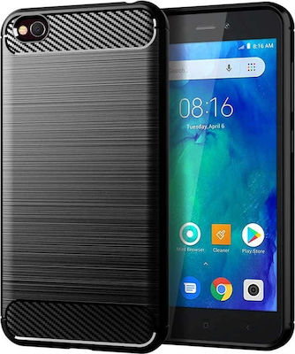 Hurtel Umschlag Rückseite Silikon Schwarz (Xiaomi Redmi Go)