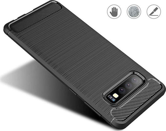 Hurtel Back Cover Πλαστικό Μαύρο (Galaxy S10)