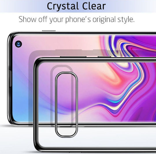 ESR Essential Twinkler Задна корица Силикон 0.75мм Черен (Galaxy S10+)