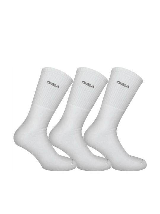 GSA Aero X3 Athletic Socks White 3 Pairs