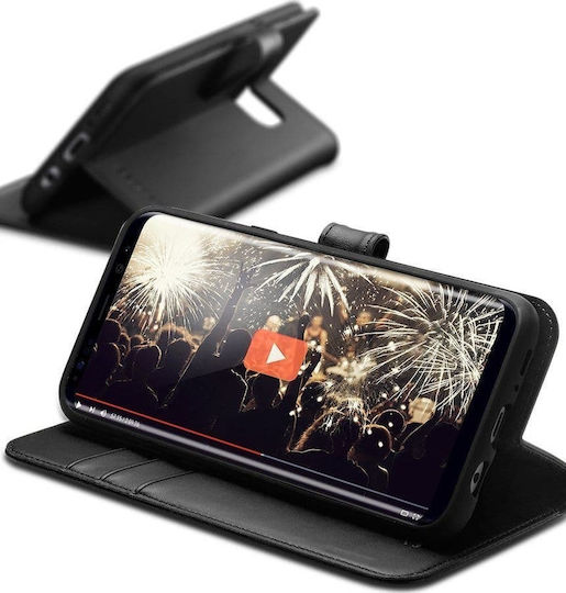Spigen Wallet S Synthetic Leather Black (Galaxy S8+)