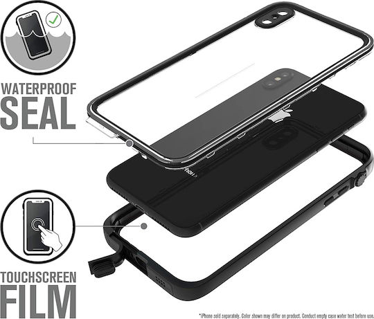 Catalyst 360 Full Cover Πλαστικό 2mm Αδιάβροχο Stealth Black (iPhone XS Max)