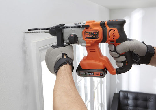 Black & Decker Impact Demolition Hammer Battery 18V Solo with Chuck SDS Plus BCD900B