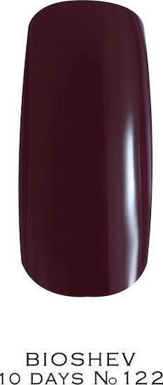 Bioshev Professional 10 Days Ημιμόνιμο Glossy Βερνίκι Νυχιών Μακράς Διαρκείας Μαύρο 122 11ml