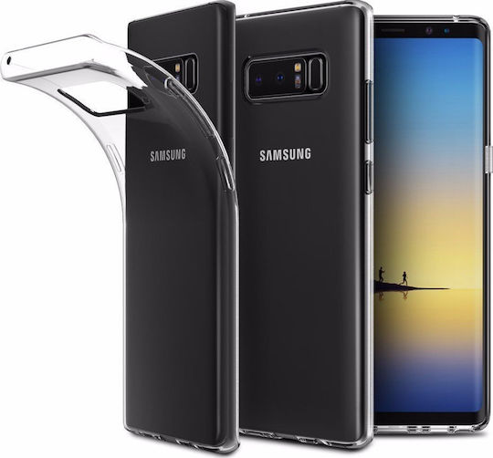 TPU Back Cover Σιλικόνης 0.3mm Διάφανο (Galaxy Note 8)