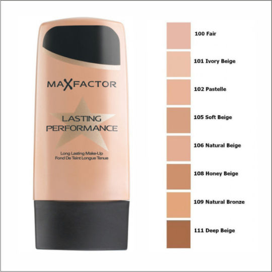 Max Factor Lasting Performance Liquid Make Up 104 Warm Almond 35ml