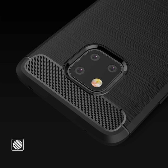 Hurtel Back Cover Σιλικόνης Μαύρο (Huawei Mate 20 Pro)