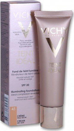 Vichy Teint Ideal Creme Liquid Make Up SPF20 45 Dore 30ml