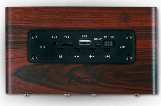 NOD Concerto BTS-300 Bluetooth Speaker 10W with Radio and Battery Life up to 5 hours coffee