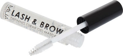 MUA Lash & Brow Clear Маскара за Естествено покритие Прозрачен 9мл