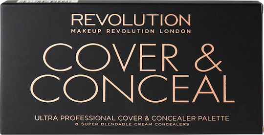 Revolution Beauty Ultra Cover & Conceal Concealer Palette Light 10gr