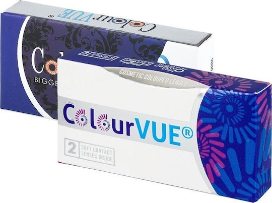 MaxVue ColourVUE Big Eyes 2 Quarterly Contact Lenses Hydrogel