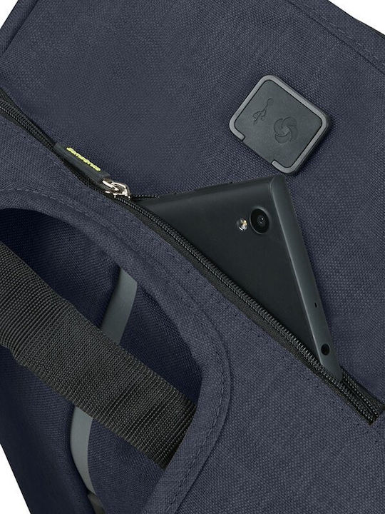 Samsonite Securipak Rucksack Für Laptop 15.6 Mit USB-Anschluss Eclipse Blau