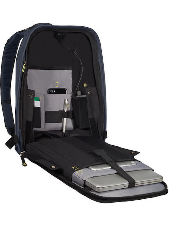 Samsonite Securipak Rucksack Für Laptop 15.6 Mit USB-Anschluss Eclipse Blau