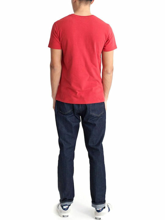 Superdry Copper Label Men's Short Sleeve T-shirt Red