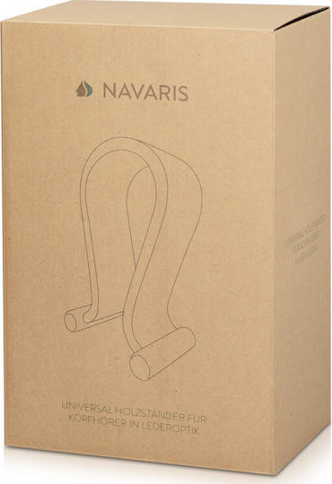 Navaris Omega Desktop Headphone Stand White