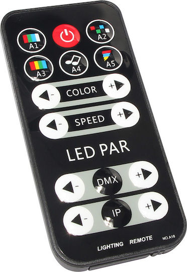 Max Audio Φωτορυθμικό LED PAR DMX ParBar 4-Way RGB