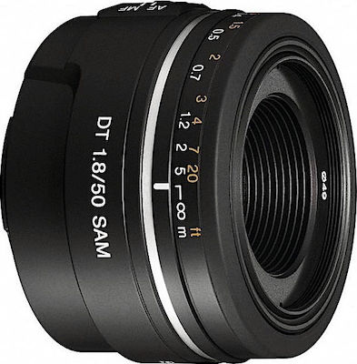 Sony Full Frame Φωτογραφικός Φακός 50mm f/1.8 DT Mid-Range Prime Σταθερός για Sony A Mount Black