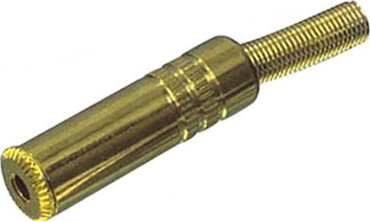 Valueline Stecker 3,5 mm Klinke weiblich Gold (JC-131)