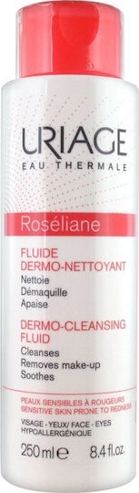 Uriage Roseliane Dermo-Cleansing Fluid Emulsion Cleansing Face & Eyes 250ml